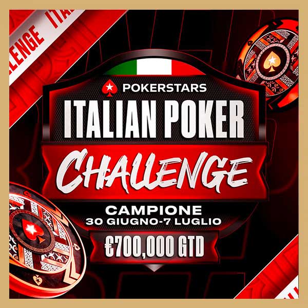 POKERSTARS ANNUNCIA IL FESTIVAL A CAMPIONE CON €700.000 GTD